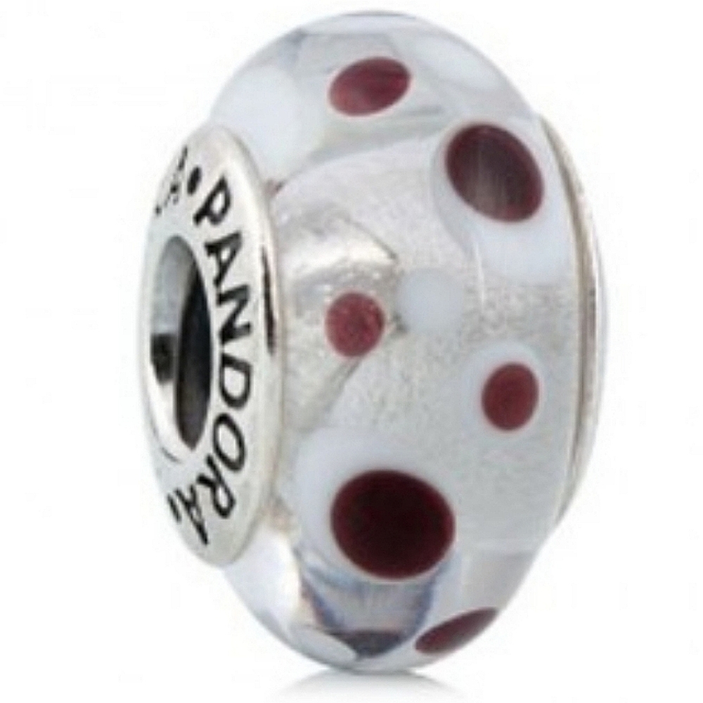 Aurhentic New Pandora Bead Charm Sterling Silver Murano Glass Bubbles Retired